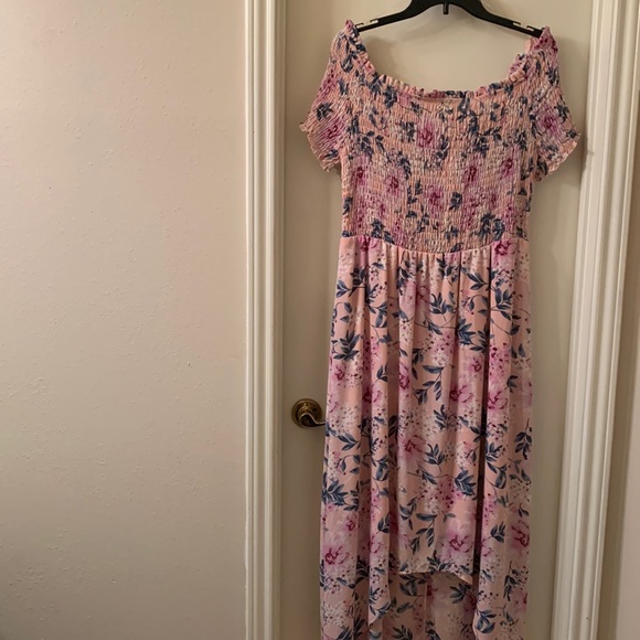 Charming Charlie Floral High Low Dress, NWT - Picture 1 of 9